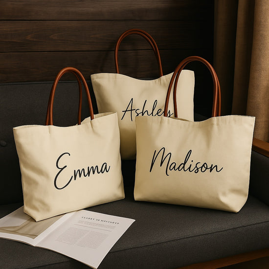 Personalized Canvas Tote Bag