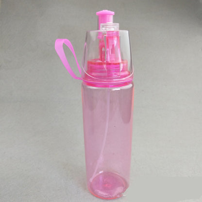 Mist Spray Sports Bottle with Cooling Sprayer