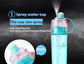 Mist Spray Sports Bottle with Cooling Sprayer