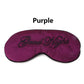 Silky Blackout Eye Mask with Good Night Embroidery