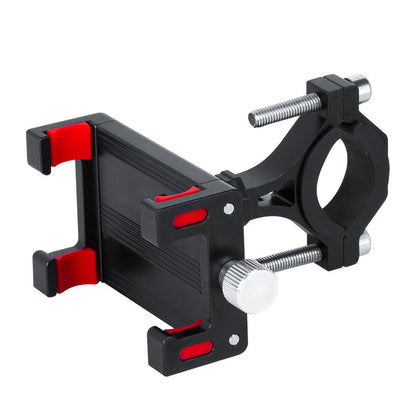 Aluminum Bike Phone Mount with Secure Grip and 360° Rotation