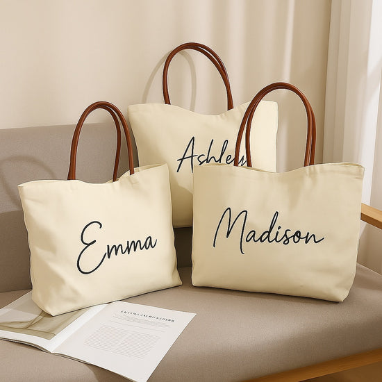 Personalized Canvas Tote Bag