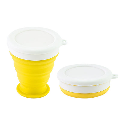Collapsible Silicone Travel Cup 200 mL – Leakproof & Portable