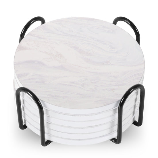 Six Piece Ceramic Coaster Set