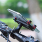 Aluminum Bike Phone Mount with Secure Grip and 360° Rotation